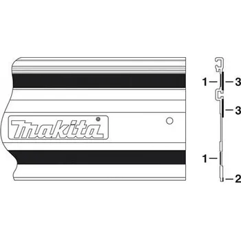 Vodící lišta MAKITA 413101-9 kluzná páska k liště 1400mm