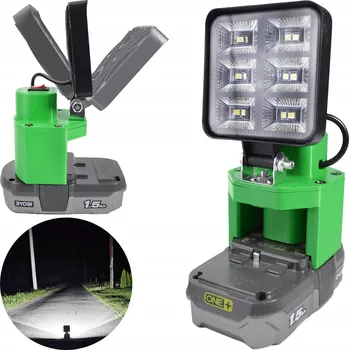 Svítilna pro Ryobi 18V ONE+ halogenová pracovní LED na akumulátor