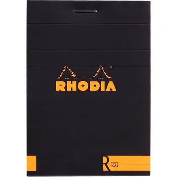 Blok Blok Rhodia Le R N°11 7,4 x 10,5 cm, linkovaný, černý