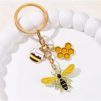 Přívěsek na klíče včelička