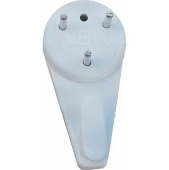 Věšák háček TWENTY univerzální 5ks bílý 456211