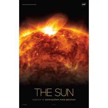 Obraz PLAKÁT NA ZEĎ S MOTIVEM NASA VESMÍR bez rámu 60 x 93 cm