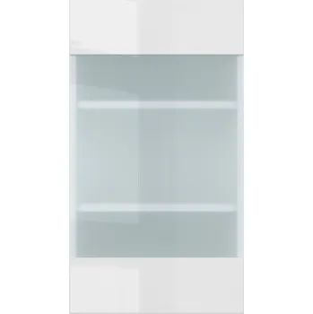 Kuchyňská skříňka Black red white G-40/72 PV (LV) horní skříňka kuchyně Top Line Zvolte stranu: pravé provedení, Barva korpusu skříněk: Šedá grenola, Zvolte barvu dvířek: Bílá lesk