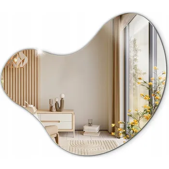 Zrcadlo Ozdobné Zrcadlo Glamour do Koupelny Nepravidelné Prémiové Připravené k Montáži