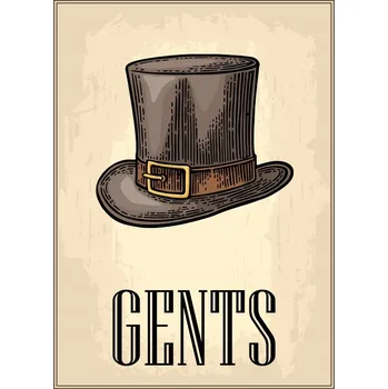 Obraz Cedule Restaurant - Gents