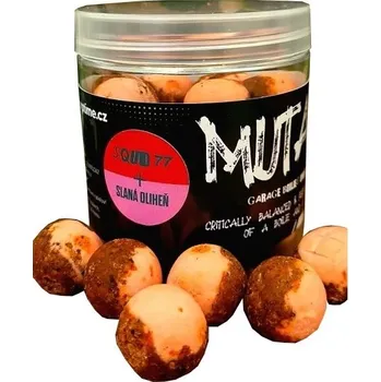 Boilies G.B.U. Vyvážené Boilies Mutant Squid 77 Slaná Oliheň 130 g - 24 mm