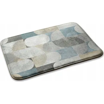 Rohožka Velká Protiskluzová Rohožka Běhoun do Kuchyně Geometrický Vzor 90x60 cm