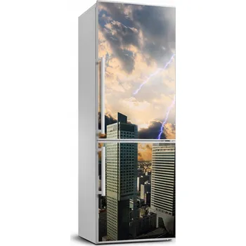 Fototapeta Tapeta na lednici Bouře nad Varšavou na míru