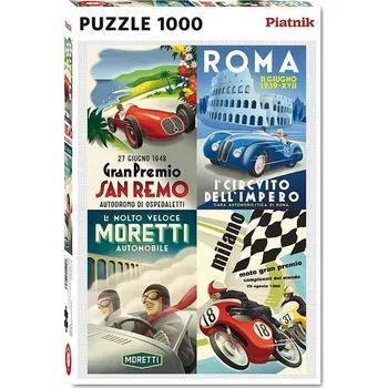 Puzzle Puzzle Piatnik 1000 dílků Puzzle Italské závody 1000