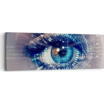 Obraz Obraz na plátně do obývacího pokoje ložnice 90x30 abstrakce foto obrazy na zeď