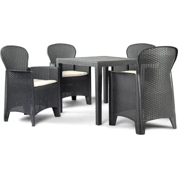 Zahradní stůl Stůl Ipae plast čtvercový 79 x 78 x 72 cm