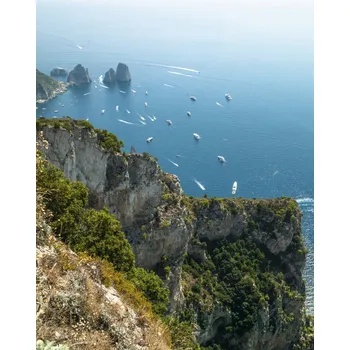 Obraz Plakát Capri 3 bez rámu 20,5 x 28,4 cm