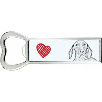 Otvírák Jezevčík krátkosrstý otvírák na lahve s motivem psa a Vaší fotografií