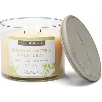 Svíčka Sójová vonná svíčka Coconut Water & Palm Leaf Candle-Lite