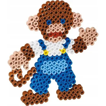 Dětské navlékací korálky Korálky Hama Maxi - Podložka Opička 8211