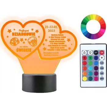 Lampička Noční lampa Plexido vícebarevná