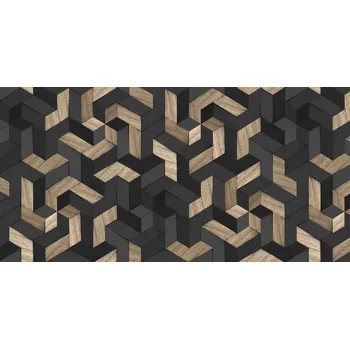 Koberec Kuchyňská předložka prostiskluzová podložka do kuchyně GEOMETRICKÝ VZOR 100x50