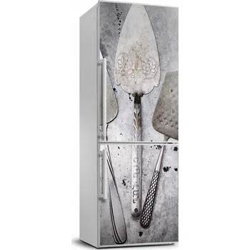 Fototapeta Tapeta samolepící na ledničku Kovové příbory