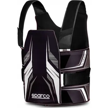 Moto bunda Ochranná vesta Sparco K-Track černobílá vel XS