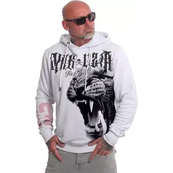 Pánská mikina Yakuza pánská mikina WILDCAT HOB 25001 White