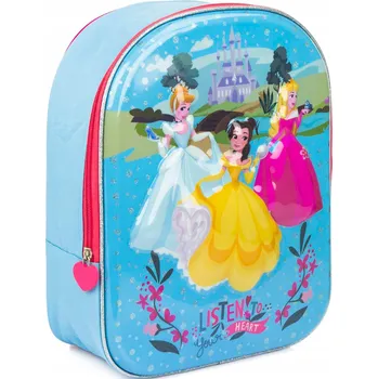 Dětský batoh Disney princezny Cerda předškolní Batoh s jednou přihrádkou pro chlapce a dívky, modrý, růžový