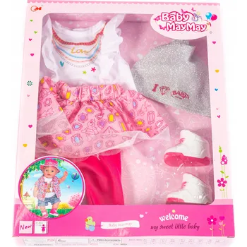 Doplněk pro panenku OBLEČENÍ PRO PANENKU 45 cm SUKNĚ KALHOTY BOTIČKY