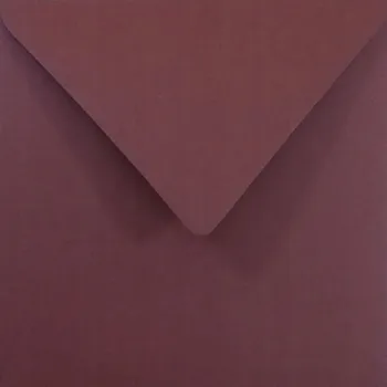 Obálka Čtvercové obálky Tintoretto Paprika bordó, 5 ks