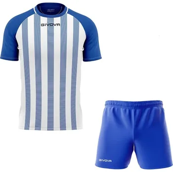fotbalový dres givova Tratto S modrá/bílá 0203