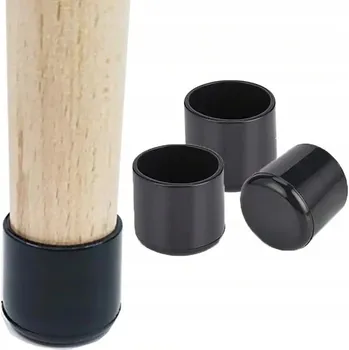Podložka pod nábytek NÁVLEKY NA NOHY ŽIDLÍ ZÁTKY KRYTKY 22MM 16 KUSŮ