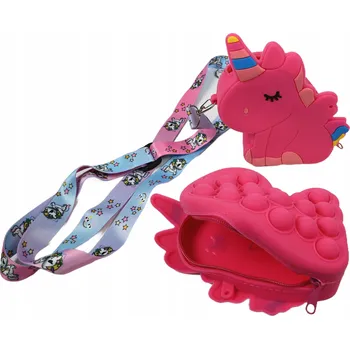 Kabelka Dětská kabelka Midex bílá, červená, růžová