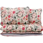 SADA POVLEČENÍ Vintage Garden Šedá 160x200cm + 2ks 40x60cm