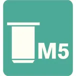 Kleště nýtovací RP110, pro nýtovací matice (M3-6), blistr, Rapid