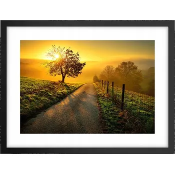 Obraz Obraz plakát v černém rámu do obýváku 40x30 krajina foto na zeď