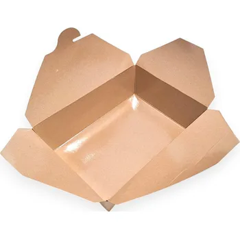 Jednorázové nádobí 200 ks - Krabička na jídlo L 195x138x65 mm - 2000ml