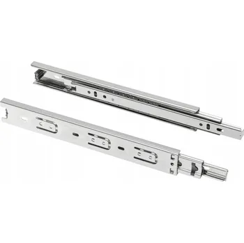 Kuličková zásuvková lišta GTV, výška 35 mm, délka 500 mm, plný výsuv PK-0H35-5000