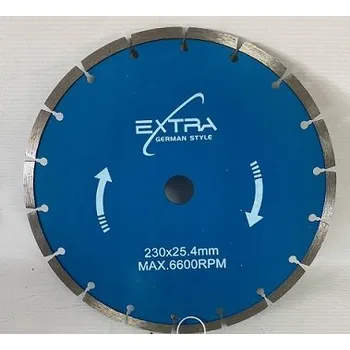 Řezný kotouč DIAMANTOVÝ KOTOUČ NA BETONU CIHLY KOSTKY 230 MM