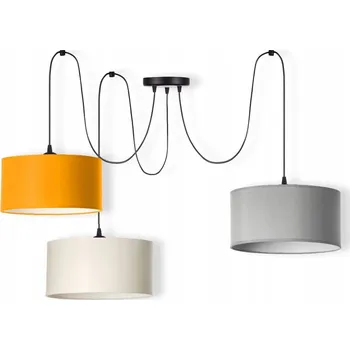 Stojací lampa Závěsná lampa Spyder Pająk Spider s velkými Stínidla LED E27