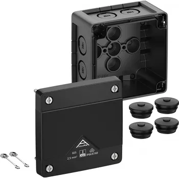 SPELSBERG Krabice ABOX Pro 025-L/sw NEW 2,5 mm² IP66/IP67/IP69 IK09 rozbočovací bezhalogenová