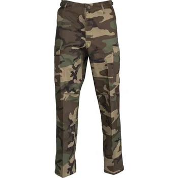 MILTEC Kalhoty Ranger typ BDU Mil-Tec® Woodland Camo Velikost: XL