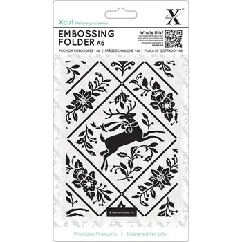 Výtvárné potřeby DOCRAFTS Xcut embosovací kapsa A6 - vánoční jelen