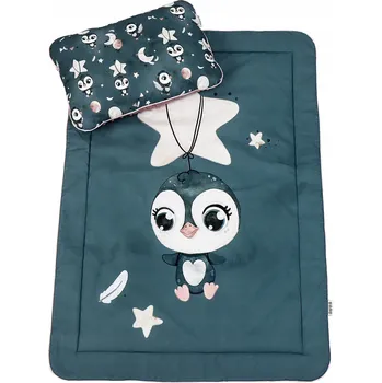 Povlečení Povlečení s výplní do školky jeslí Tučňák + pytel se jménem