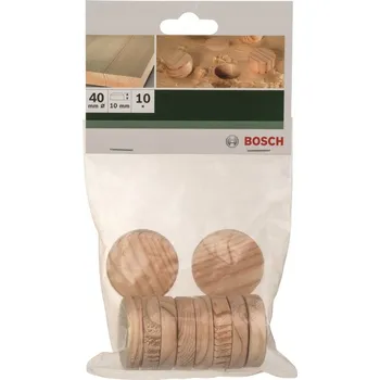 Vrták Kolíky do dřeva Bosch 40 x 10 mm, 10 ks