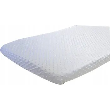 Prostěradlo PROSTĚRADLO S GUMOU MINKY DO POSTÝLKY 140X70 NA MATRACE BÍLÉ