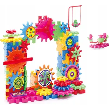 ostatní stavebnice STAVEBNÍ STAVEBNICE OZUBENÍ PUZZLE 108 DÍLŮ