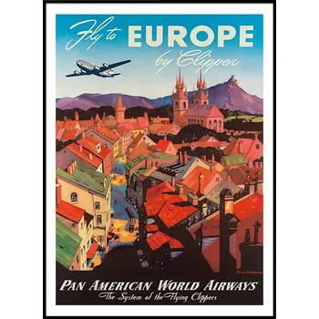 Obraz Plakát EVROPA bez rámu 50 x 70 cm