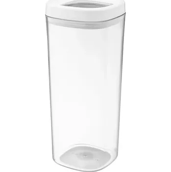 Dóza na potraviny Kvadratová dóza Kadax Duna 1,8 l bílá