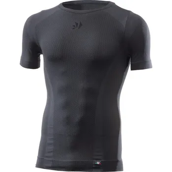 Pánské tričko triko s krátkým rukávem SIXS TS1 V2 grey/black 3XL/4XL