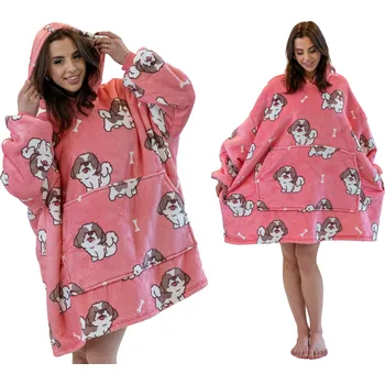 Dámská mikina Lacrati dámská mikina přes hlavu, s kapucí, velikost univerzální