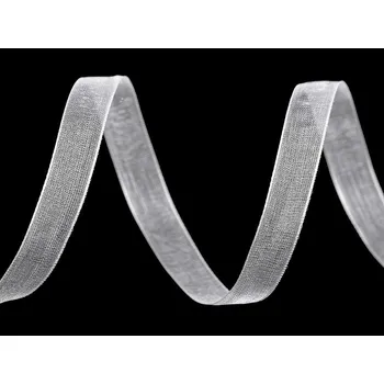 Stuha Monofilová stuha šíře 10 mm - 10 m Barva: Bílá