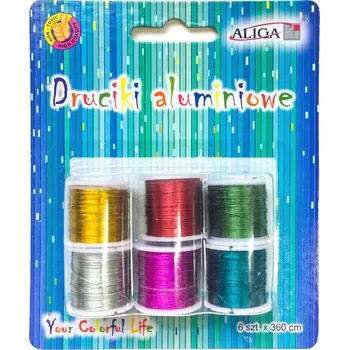 Výtvárné potřeby Drátek DA-3717 0,3*3m 6 bárev